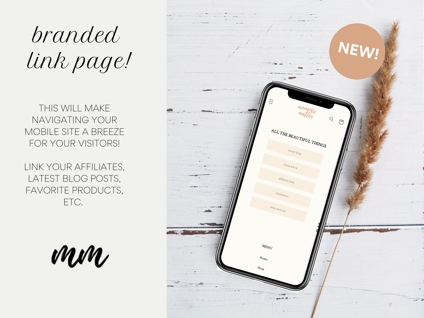 Feminine Shopify Theme | Moments Matter