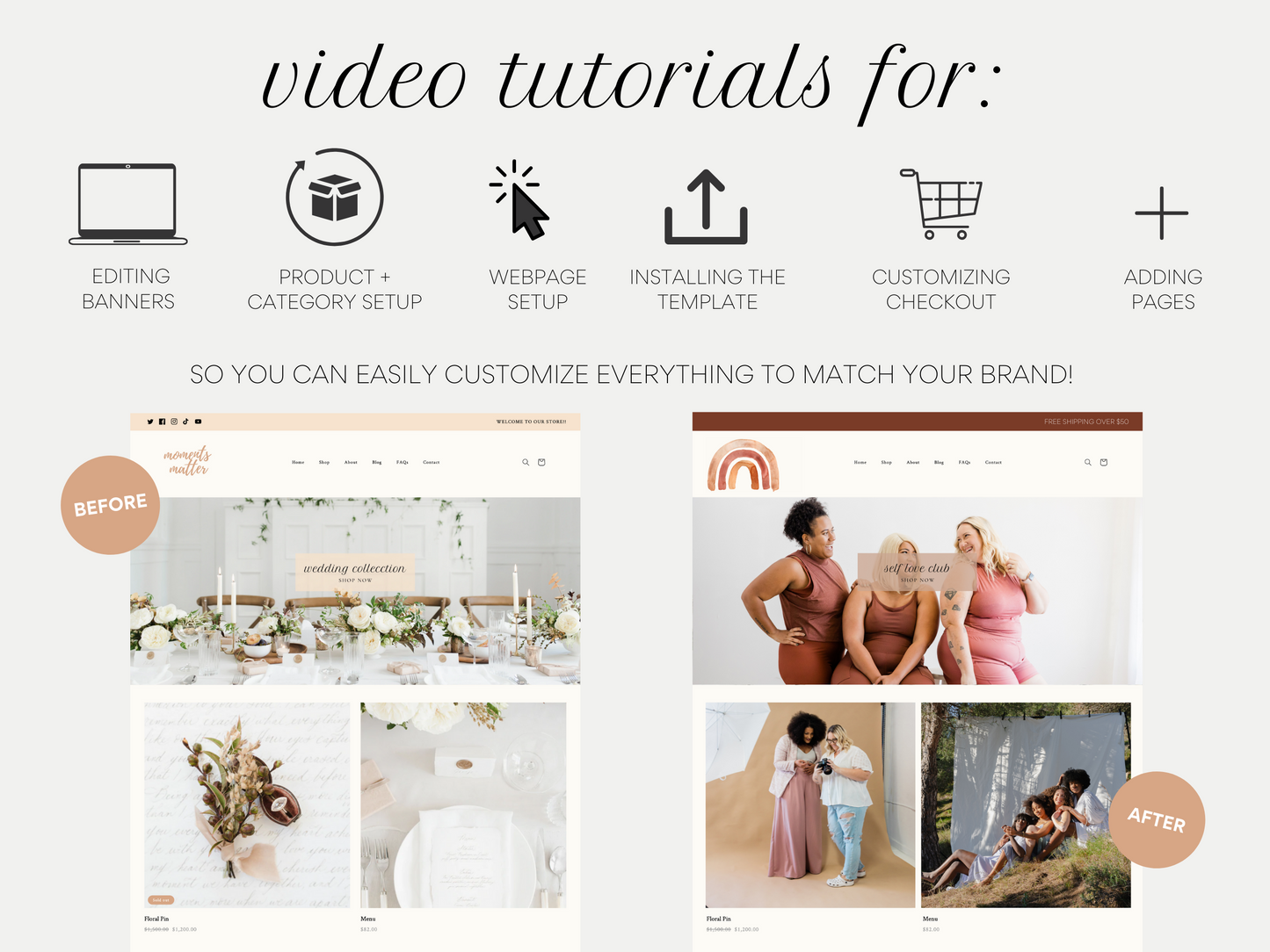 Feminine Shopify Theme | Moments Matter