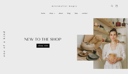 Minimal and Clean Shopify Theme | Minimalist Magic