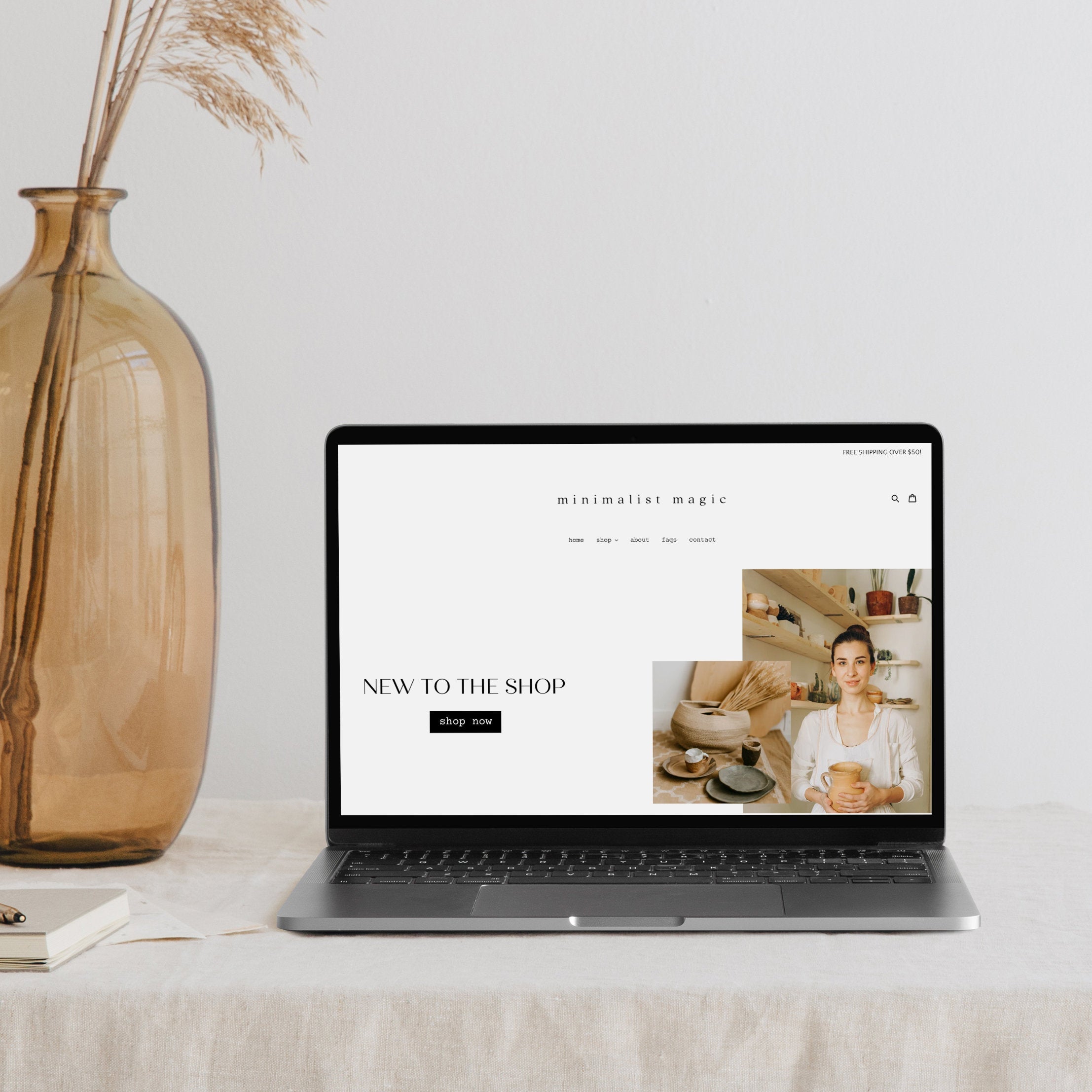 Minimalist Magic | Minimal Shopify Theme Template – Easy Website Themes